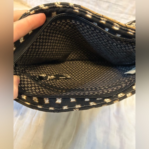 Vera Bradley Black And Brown Safari Small Shoulder Bag - Picture 4 of 4